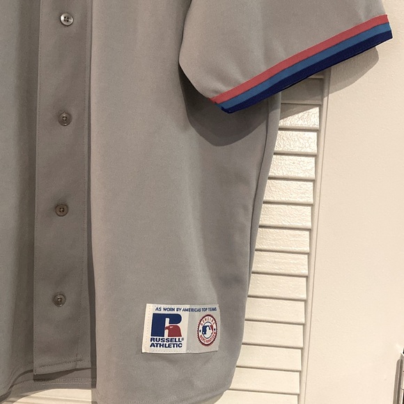 Russell Five Tool Full-Button Front Baseball Jersey - Picture 3 of 6